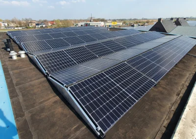 zonnepanelen plat dak