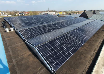 zonnepanelen plat dak