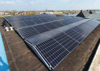 zonnepanelen plat dak